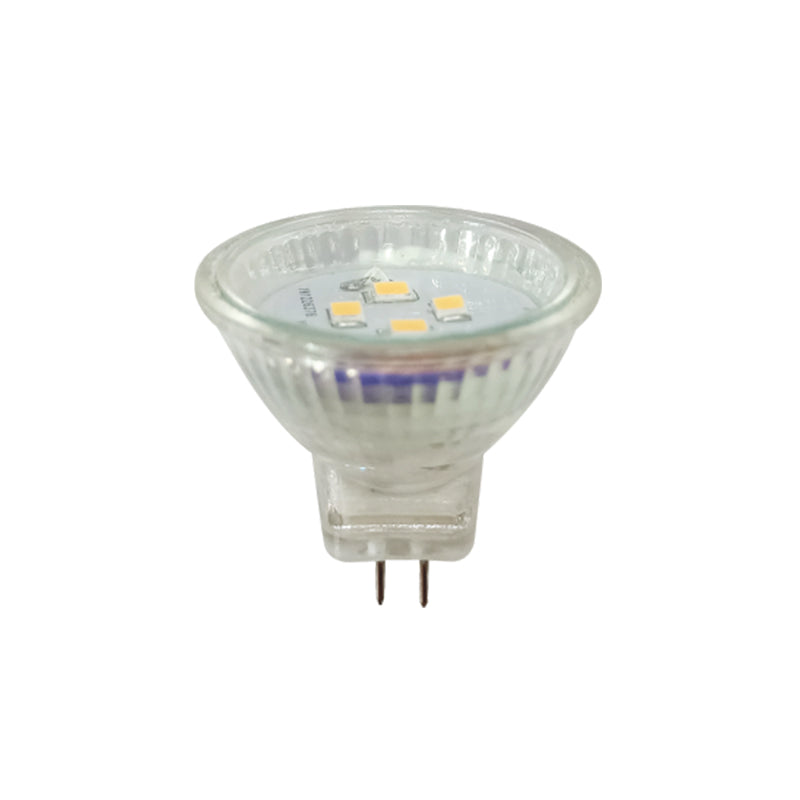 LED SMD G4 MR11 2,5W 4000K 12V AC/DC 210LM RA80 30000H 120° GLASS