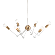 Φόρτωση εικόνας στο εργαλείο προβολής Συλλογής, NETTO ΚΡΕΜΑΣΤΟ Φ/Σ 6ΧΕ27 ΜΕΤΑΛΛΙΚΟ ΛΕΥΚΟ+ΟΡΕΙΧΑΛΚΟ Φ76ΧΗ150CM CHAGALL
