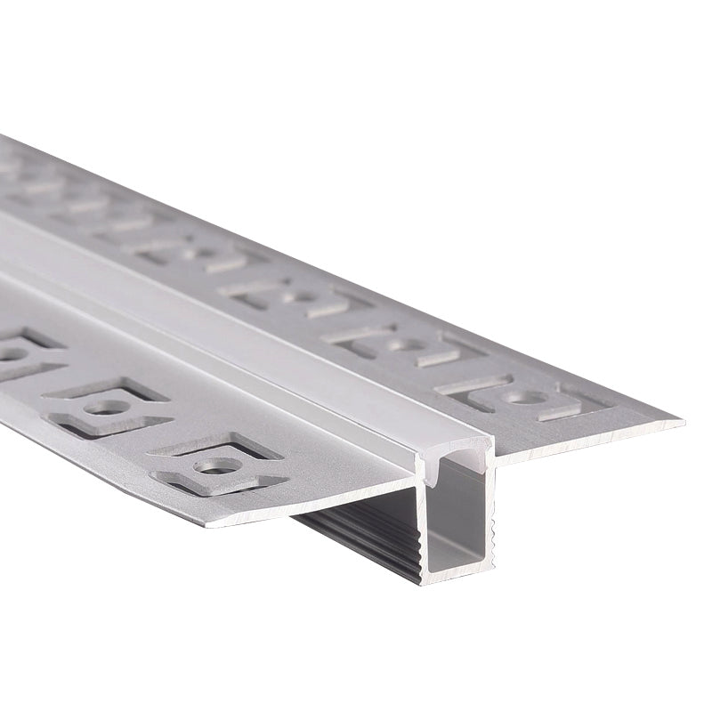 LATE ULTRA MINI TRIMLESS ALUMINUM PROFILE  WITH OPAL PC DIFFUSER 2m/pc
