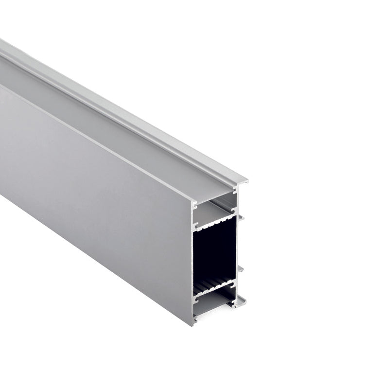 NIC UP-DOWN ALUMINUM PROFILE WITH OPAL PC DIFFUSER 2m/pc