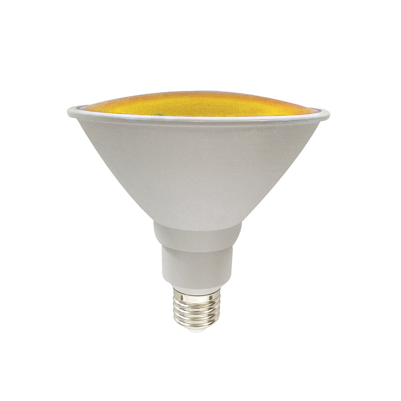 LED SMD E27 PAR38 15W YELLOW 1150LM 230V AC RA80 30000H 110°  IP65