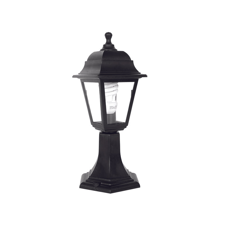 4S PLASTIC FLOOR GARDEN BLACK LUMINAIRE 40,5CM E27 IP44