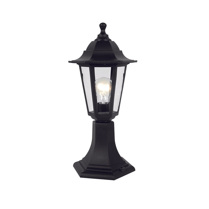 6S PLASTIC FLOOR GARDEN BLACK LUMINAIRE 41CM E27 IP44