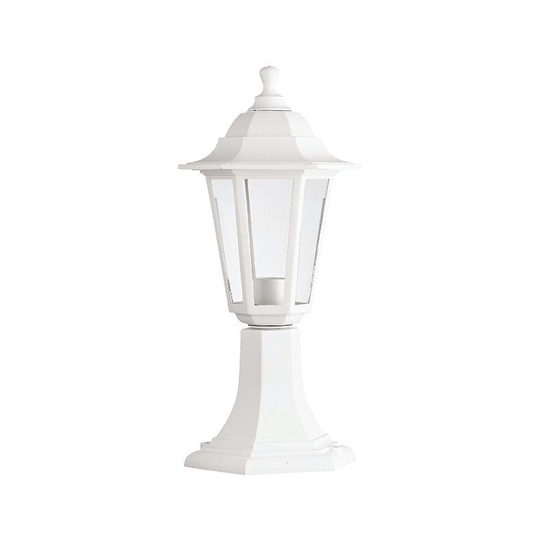 6S PLASTIC FLOOR GARDEN WHITE LUMINAIRE 41CM E27 IP44