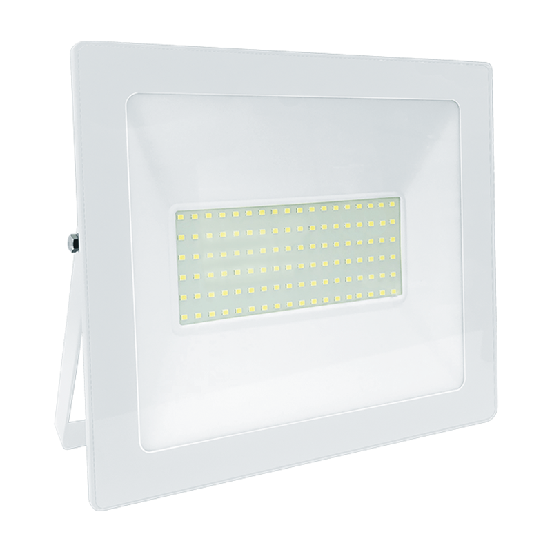 WHITE LED SMD FLOOD LUMINAIRE IP66 100W 3000K 8100Lm 230V RA80
