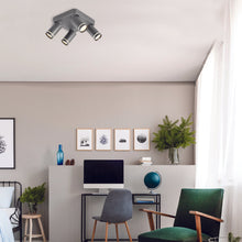 Φόρτωση εικόνας στο εργαλείο προβολής Συλλογής, ^NETTO ΕΠΙΤΟΙΧΟ Φ/Σ 4XGU10 DIVINO ΓΚΡΙ ΑΛΟΥΜΙΝΙΟ IP20 21X21X13,5CM
