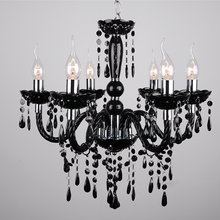 Φόρτωση εικόνας στο εργαλείο προβολής Συλλογής, NETTO ΚΡΕΜΑΣΤΟ ΜΑΥΡΟ ΑΚΡΥΛΙΚΟ 6X40W E14 PEGASUS
