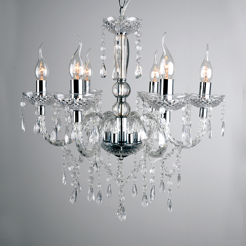 NETTO ΚΡΕΜΑΣΤΟ ΔΙΑΦΑΝΕΣ ΑΚΡΥΛΙΚΟ 6X40W E14 PEGASUS