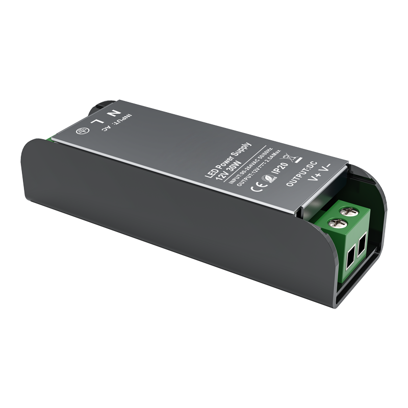 LED CV METAL DRIVER 30W 230V AC- 12V DC 2,5A IP20 5YRS 94X25X20MM
