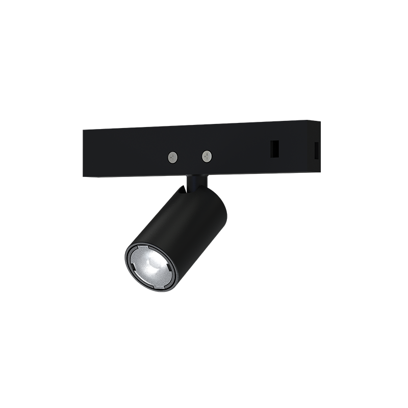 ΜΙΝΙ ΜΑΥΡΟ ΜΑΓΝΗΤΙΚΟ ΣΠΟΤ 24V DC 1W 3000K 80LM 24° RA90 5YRS Φ12*22(38)ΜΜ