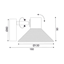 Φόρτωση εικόνας στο εργαλείο προβολής Συλλογής, NETTO ΕΠΙΤΟΙΧΟ Φ/Σ 1ΧΕ14 PALOMA ΜΑΥΡΟ ΜΕΤΑΛΛΙΚΟ 16X13X9CM
