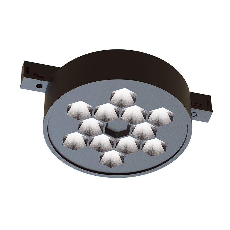 ΜΙΝΙ ΜΑΥΡΟ ΜΑΓΝΗΤΙΚΟ ΣΠΟΤ 24V DC 5W 4000K 300LM 50° RA90 5YRS Φ71*32ΜΜ