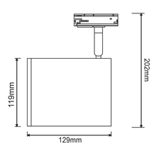 Φόρτωση εικόνας στο εργαλείο προβολής Συλλογής, ^TRACK SPOT AR111 3C GREY No68
