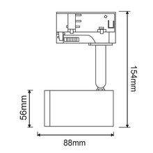 Φόρτωση εικόνας στο εργαλείο προβολής Συλλογής, TRACK SPOT GU10 4C BLACK No68
