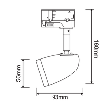 Φόρτωση εικόνας στο εργαλείο προβολής Συλλογής, ^TRACK SPOT GU10 4C WHITE No75
