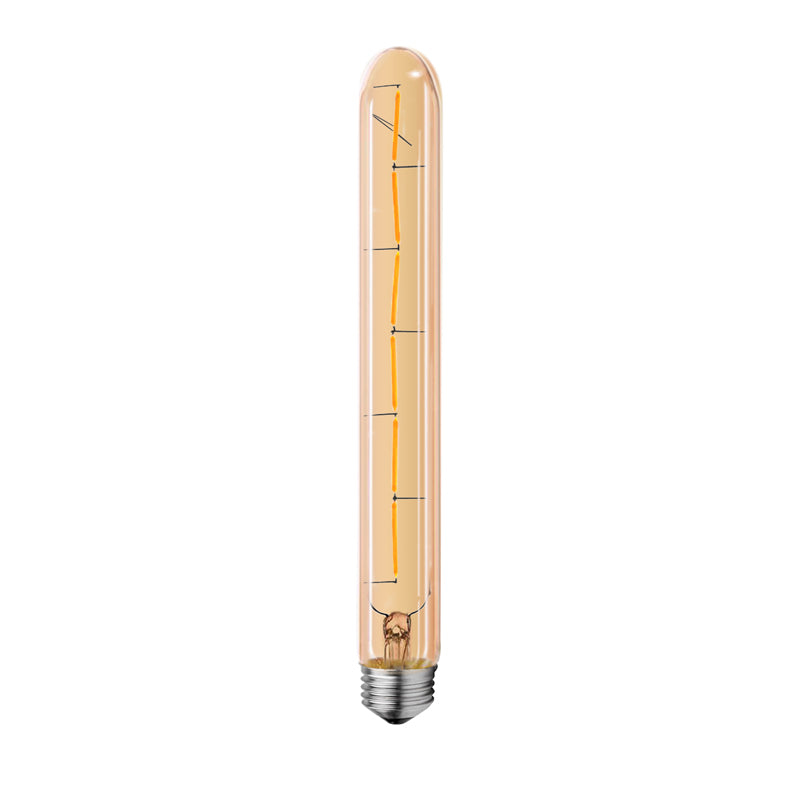 LED FILAMENT E27 T30 AMBER DIM 6W 2700K 230V AC 480LM RA80