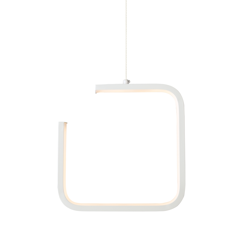 ^NETTO ΚΡΕΜΑΣΤΟ Φ/Σ LED 8W 3000K 780LM ΛΕΥΚΟ ΜΕΤΑΛΛΙΚΟ 22X11XH129CM EUCLID1