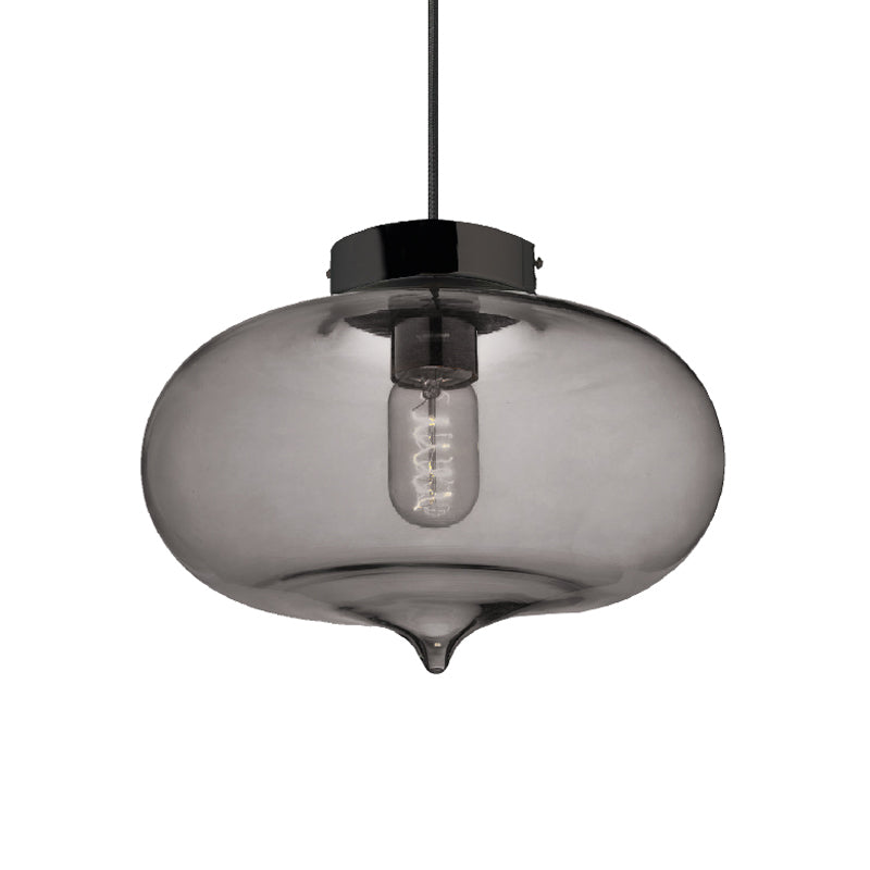 NETTO ΚΡΕΜΑΣΤΟ ΓΚΡΙ ΓΥΑΛΙ Φ27cm 1χ40W E27