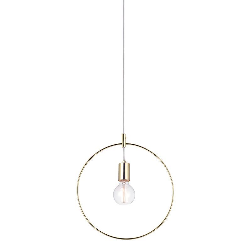 NETTO ΚΡΕΜΑΣΤΟ Φ/Σ 1ΧΕ27 ΜΕΤΑΛΛΙΚΟ ΟΡΕΙΧΑΛΚΟ ΚΥΚΛΟΣ Φ35CM TWIGGY