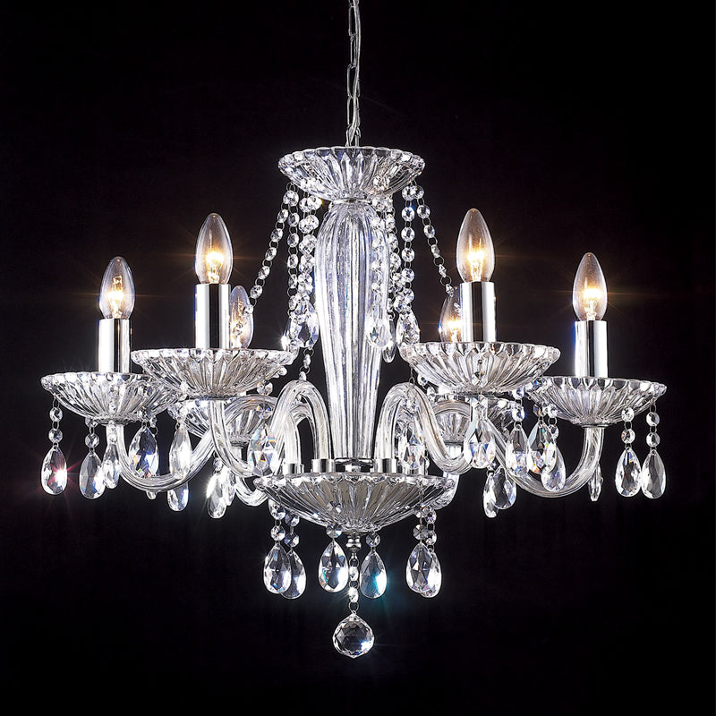 NETTO ΔΩΔΕΚΑΦΩΤΟ ΚΡΥΣΤΑΛΛΟ CLASSIC 12x40W E14 Φ80 Η 104cm