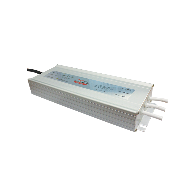 METAL CV LED DRIVER 250W 230V AC-24V DC 10.4A IP67 WITH CABLES
