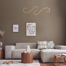 Φόρτωση εικόνας στο εργαλείο προβολής Συλλογής, ^NETTO ΚΡΕΜΑΣΤΟ Φ/Σ LED 27W 3000K 1890LM CALISTA ΧΡΥΣΟ ΑΛΟΥΜΙΝΙΟ IP20 110X6XH175CM
