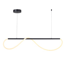 Φόρτωση εικόνας στο εργαλείο προβολής Συλλογής, ΚΡΕΜΑΣΤΟ Φ/Σ LED 36W 3000K 2000LM KYMA ΜΑΥΡΟ ΜΕΤ/ΚΟ IP20 120Χ6XΗ215CM
