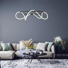 Φόρτωση εικόνας στο εργαλείο προβολής Συλλογής, ^ΚΡΕΜΑΣΤΟ Φ/Σ LED 60W 3000K 3400LM KYMA ΜΑΥΡΟ ΜΕΤ/ΚΟ IP20 D80XH230CM
