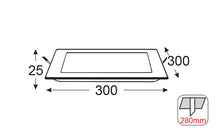 Φόρτωση εικόνας στο εργαλείο προβολής Συλλογής, NETTO LED PANEL ΧΩΝ. ΤΕΤΡ. 26W 3.000K 1940Lm 230V 300mm Ra80
